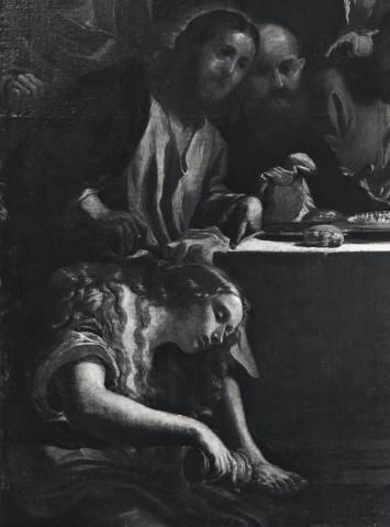 Fototeca del Polo museale della Campania — Preti Mattia - sec. XVII - Cena in casa di Simone il fariseo — particolare